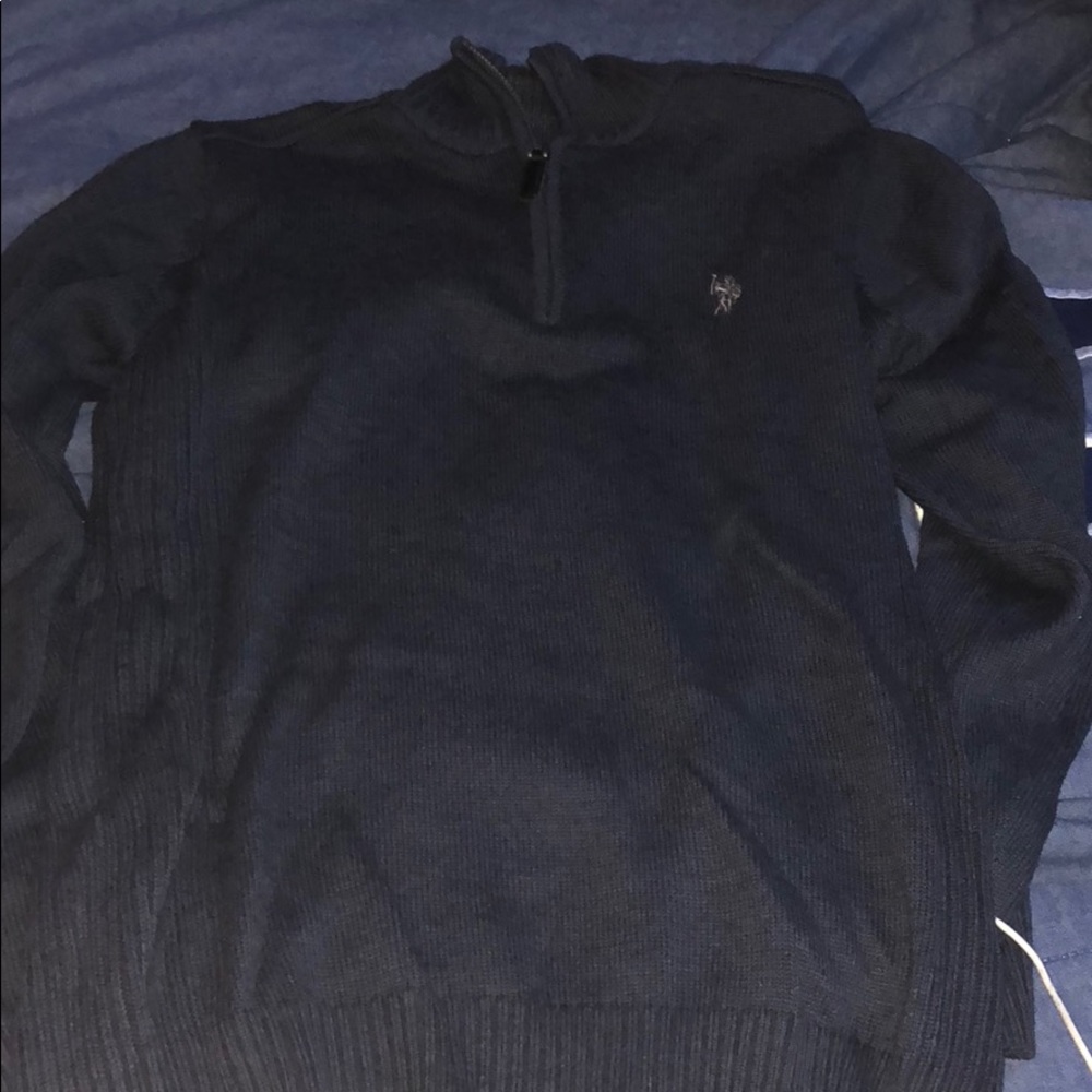 US Polo quarter zip sweater